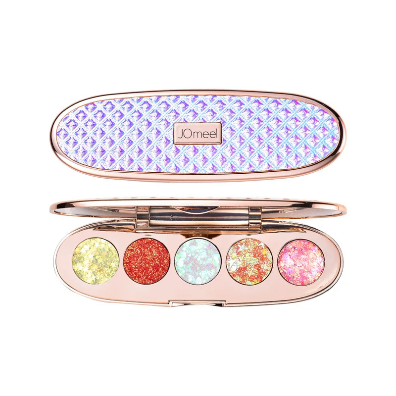 Makeup Boat Five-Color Eyeshadow Sequins Net Red Explosion Pearlescent Cheap Diamond Eyeshadow Palette
Makeup Boat Five-Color Eyeshadow Sequins Net Red Explosion Pearlescent Cheap Diamond Eyeshadow Palette