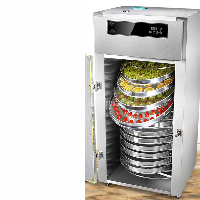 10 Layer 1600W Rotating Stainless Steel Food Dehydrator Fruit Vegetabl Drying Machine Snacks Herbs Pet Food Fruit Dryer Machine
10 Layer 1600W Rotating Stainless Steel Food Dehydrator Fruit Vegetabl Drying Machine Snacks Herbs Pet Food Fruit Dryer Machine