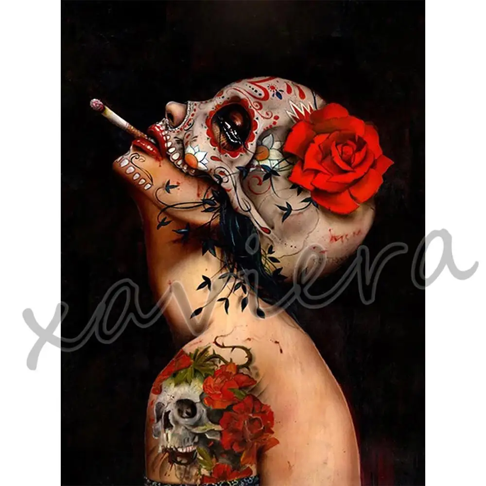 Diamond Painting Skull Woman Smoking Embroidery Portrait Mosaic Cross Stitch Picture of Rhinestone Home Decor Craft for Adults
Diamond Painting Skull Woman Smoking Embroidery Portrait Mosaic Cross Stitch Picture of Rhinestone Home Decor Craft for Adults