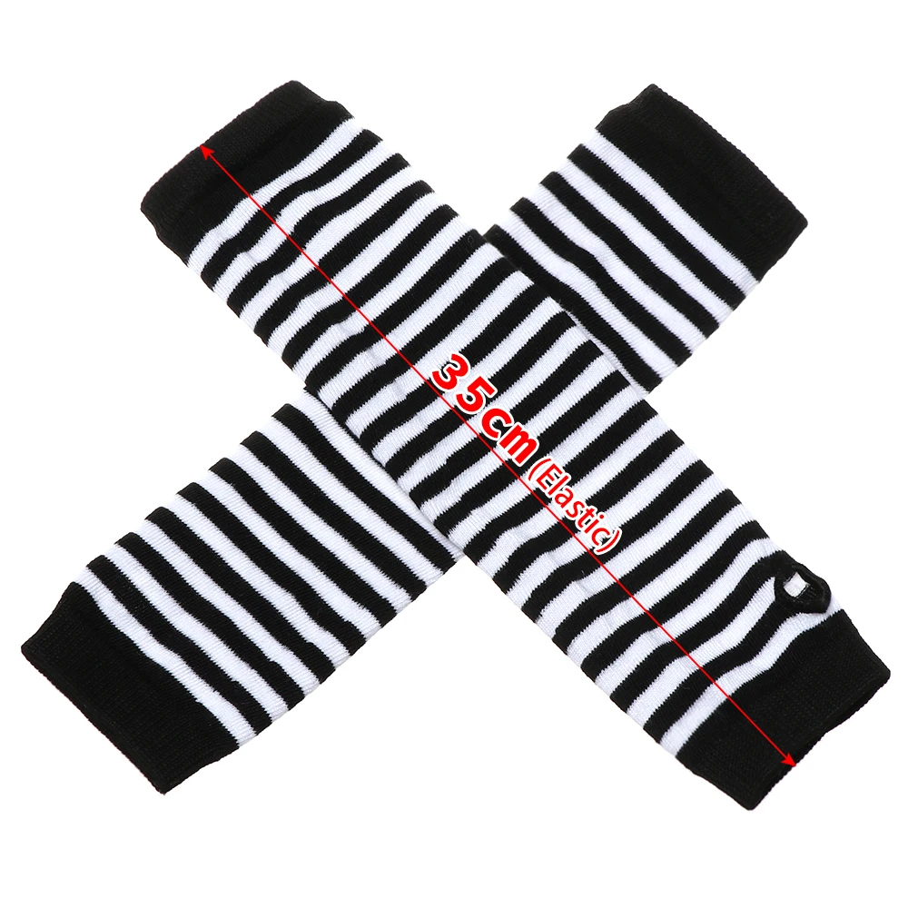 Fashion Women Girls Soft Cotton Classic Fingerless Glove Wristband Arm Cover Long Sleeve Striped Elbow Mitten Knitted Gloves
Fashion Women Girls Soft Cotton Classic Fingerless Glove Wristband Arm Cover Long Sleeve Striped Elbow Mitten Knitted Gloves