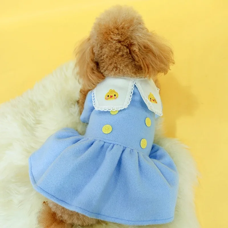 Dog Clothes Winter Clothes Pet Supplies Clothing Cat New Button Skirt Thick Spring and Autumn Dog Clothes for Small Dogs
Dog Clothes Winter Clothes Pet Supplies Clothing Cat New Button Skirt Thick Spring and Autumn Dog Clothes for Small Dogs
