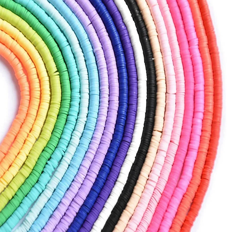 Flat Clay Heishi Beads Suitable for Jewelry Making Academy Disc Beads Rainbow Rubber Beads DIY Craft Bracelet
Flat Clay Heishi Beads Suitable for Jewelry Making Academy Disc Beads Rainbow Rubber Beads DIY Craft Bracelet