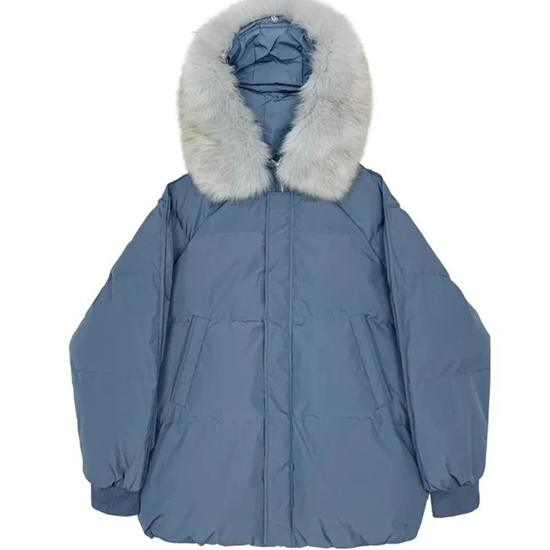 2021 New Short Cotton Coat Women Warm Down Cotton Jacket Coat Woman Loose Hooded Cotton Parkas Coat Women Big Fur Collar Outwear
2021 New Short Cotton Coat Women Warm Down Cotton Jacket Coat Woman Loose Hooded Cotton Parkas Coat Women Big Fur Collar Outwear