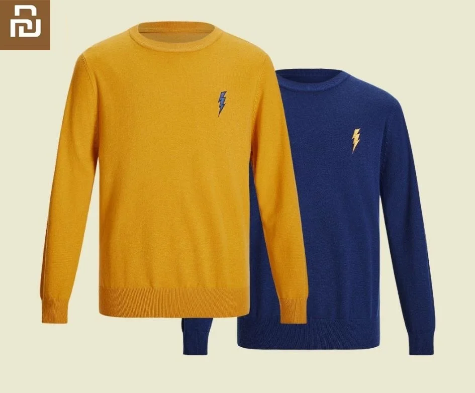 Youpin New Fashion man knitting embroidery Slim round neck shirt Soft warm Autumn Winter Male long sleeve sweater
Youpin New Fashion man knitting embroidery Slim round neck shirt Soft warm Autumn Winter Male long sleeve sweater