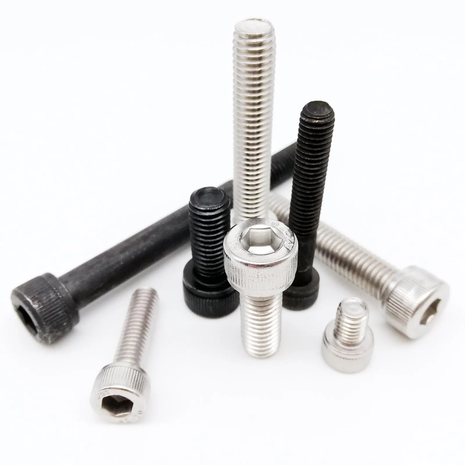 50pcs M1.4 M1.6 M2 M2.5 M3 M4 M5 304 A2-70 Stainless Steel Black grade 12.9 DIN912 Hexagon Hex Socket Head Cap Allen Bolt Screw
50pcs M1.4 M1.6 M2 M2.5 M3 M4 M5 304 A2-70 Stainless Steel Black grade 12.9 DIN912 Hexagon Hex Socket Head Cap Allen Bolt Screw