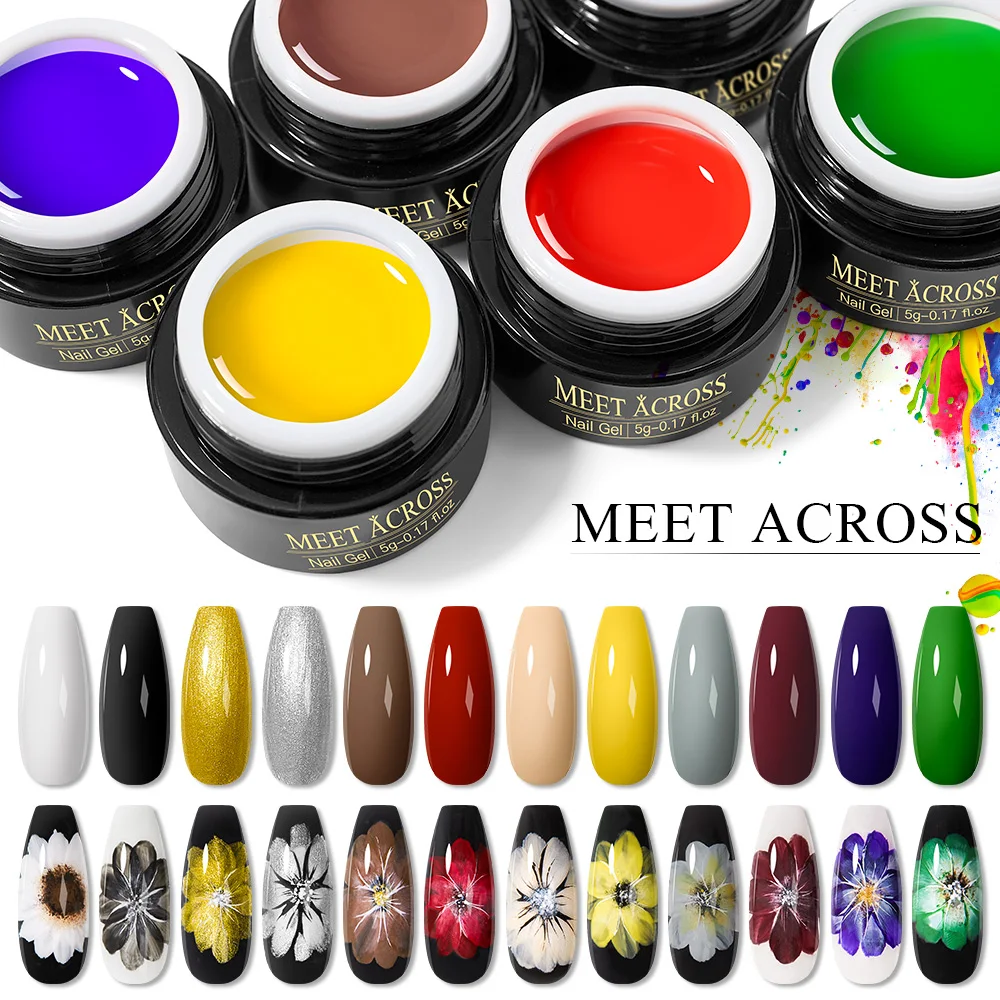 MEET ACROSS 5g 3D Carving Painting Gel Nail Gel Varnish Emboss Decoration Painting Adornment Tools Gel Nail Polish
MEET ACROSS 5g 3D Carving Painting Gel Nail Gel Varnish Emboss Decoration Painting Adornment Tools Gel Nail Polish