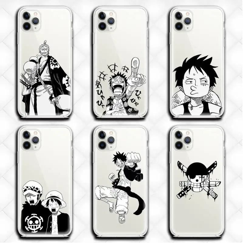 Hot Anime 1 piece Phone Case Clear for iphone 13 12 11 Pro max mini XS 8 7 Plus X SE 2020 XR cover 
Hot Anime 1 piece Phone Case Clear for iphone 13 12 11 Pro max mini XS 8 7 Plus X SE 2020 XR cover