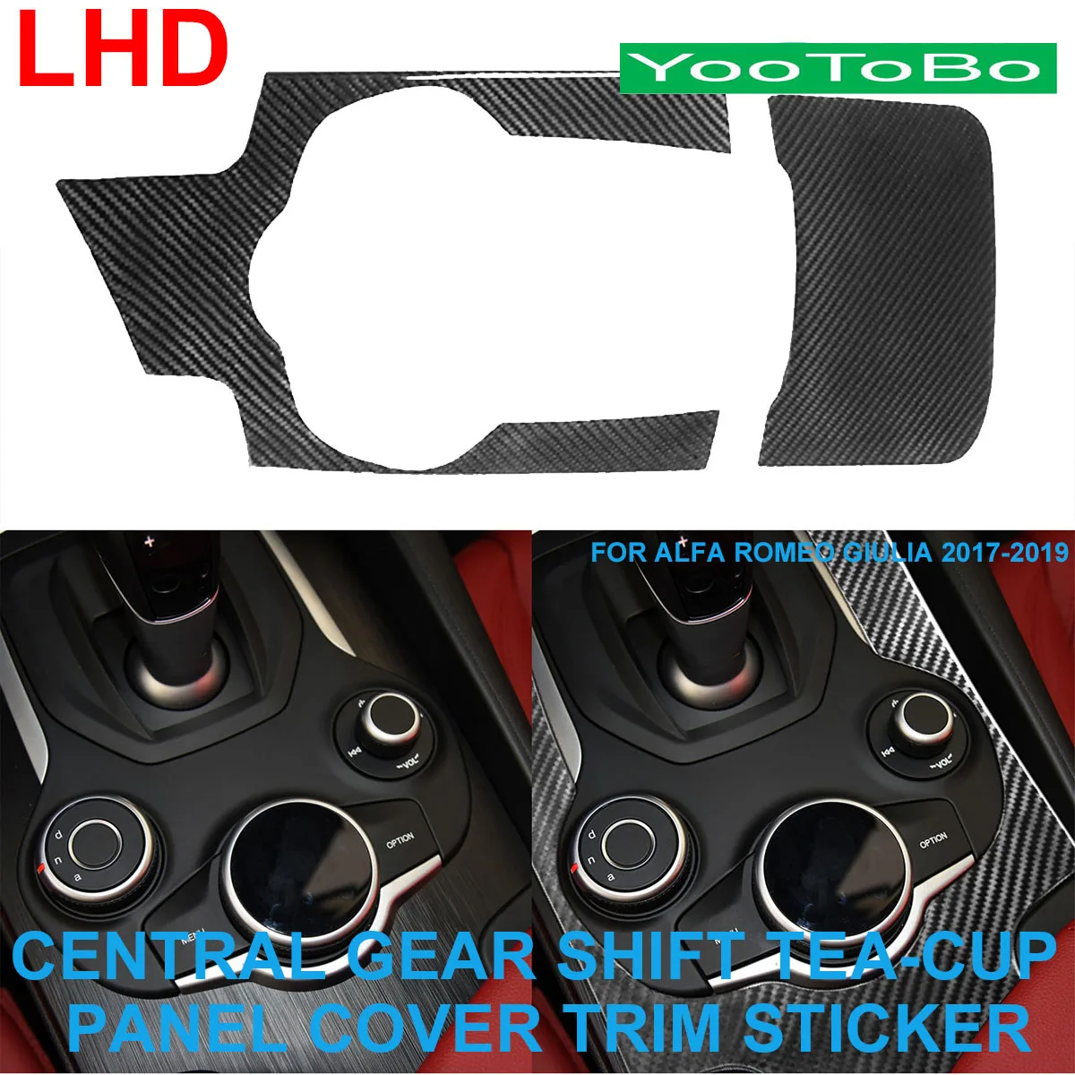 LHD Car Styling Real Carbon Fiber Central Gear Shift Tea Cup Panel Cover Trim Sticker For Alfa Romeo Giulia Stelvio 2017-2019
LHD Car Styling Real Carbon Fiber Central Gear Shift Tea Cup Panel Cover Trim Sticker For Alfa Romeo Giulia Stelvio 2017-2019