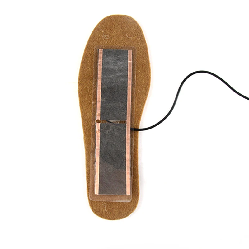 Стельки для обуви с подогревом от USB электрическая грелка ног коврик зимние