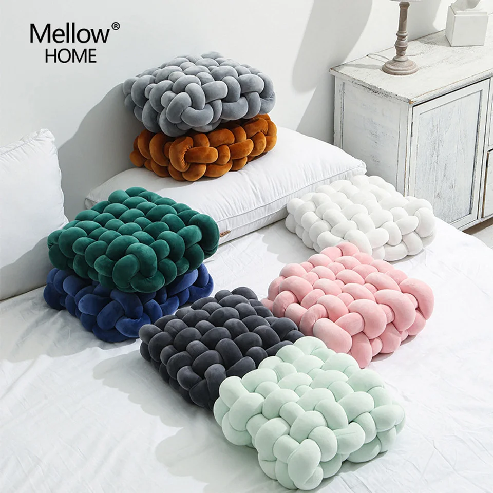 Home ins Pillow Nordic Solid Color Woven Square Cushion Creative Living Room Decoration Sofa Waist Pillow Plush Cushion Cover
Home ins Pillow Nordic Solid Color Woven Square Cushion Creative Living Room Decoration Sofa Waist Pillow Plush Cushion Cover