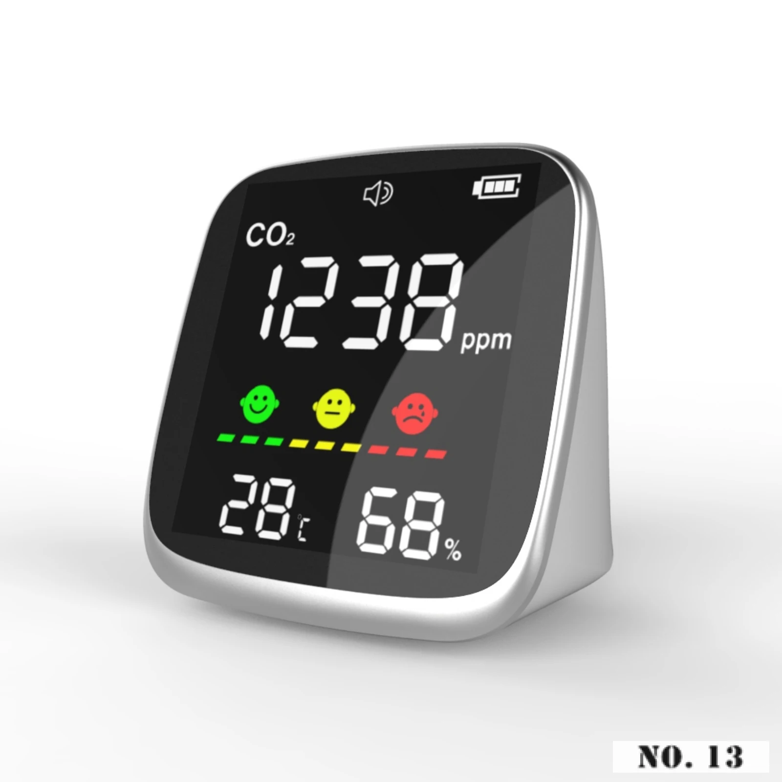 CO2 Measuring Device Room Air with Temperature / Humidity Measuring Meter with Large Capacity 400-5000 PPM Measuring Range
CO2 Measuring Device Room Air with Temperature / Humidity Measuring Meter with Large Capacity 400-5000 PPM Measuring Range