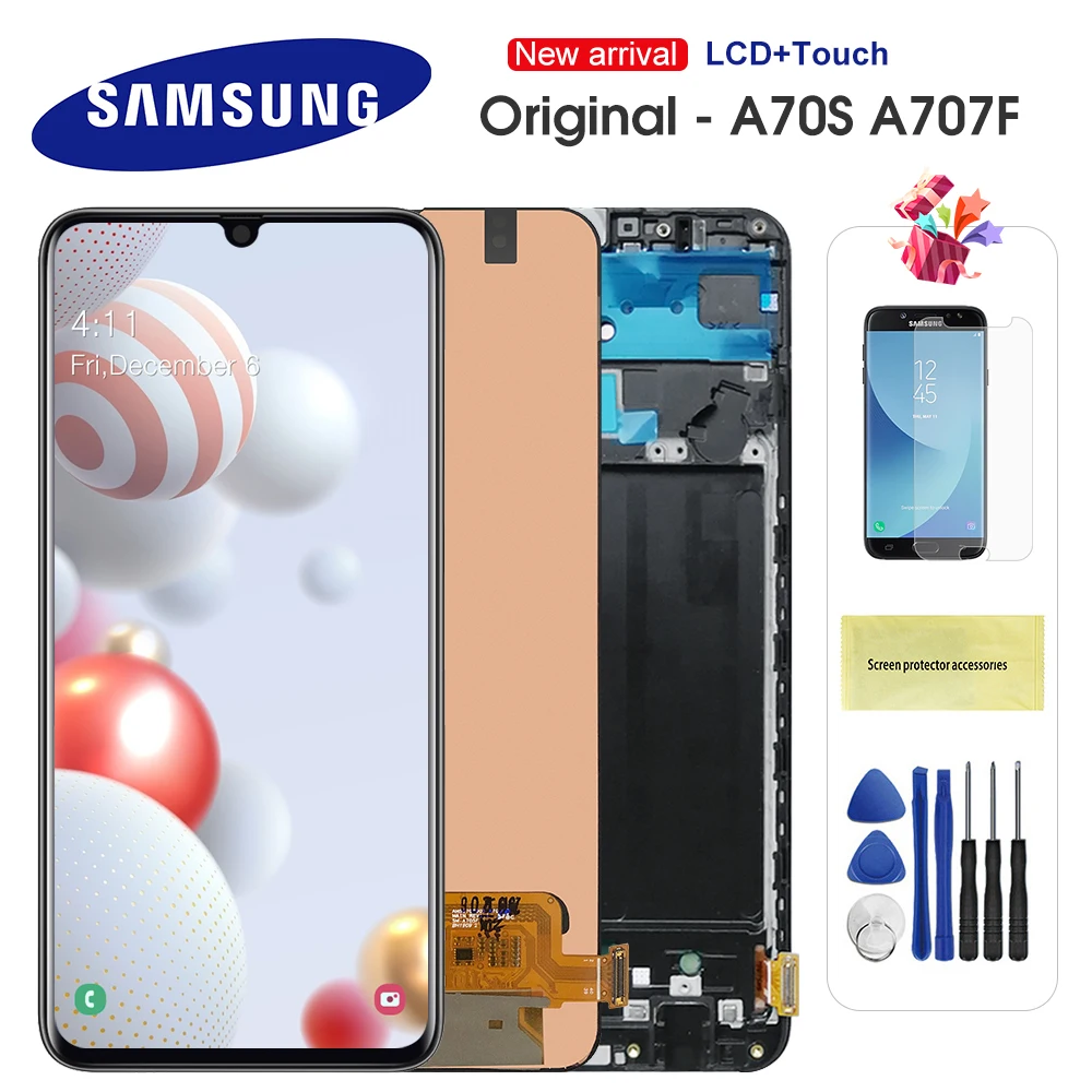 6.7'' Original Display For Samsung Galaxy A70s LCD Display Touch Screen Digitizer Assembly For Samsung A70S A707 A707F A707FN
6.7'' Original Display For Samsung Galaxy A70s LCD Display Touch Screen Digitizer Assembly For Samsung A70S A707 A707F A707FN