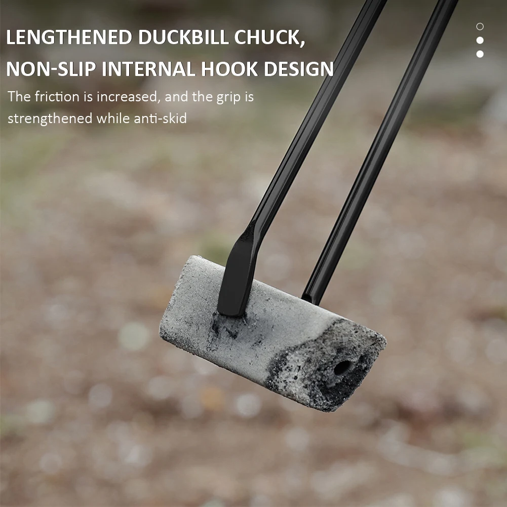 New Stainless Steel Charcoal Fire Tongs Shears Camping BBQ Bonfire Stove Fire Clip Tool Portable Cooking Fire Tongs Clamp
New Stainless Steel Charcoal Fire Tongs Shears Camping BBQ Bonfire Stove Fire Clip Tool Portable Cooking Fire Tongs Clamp