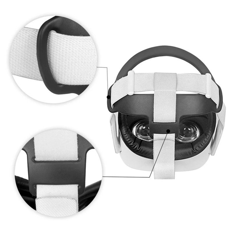 Headband Cushion For Oculus Quest 2 VR Headset Strap Reduce Head Pressure, Soft Comfortable Head Cover Pad VR Accessories 
Headband Cushion For Oculus Quest 2 VR Headset Strap Reduce Head Pressure, Soft Comfortable Head Cover Pad VR Accessories