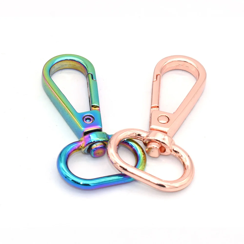20mm Rainbow Swivel clasp D ring Lobster Clasps Swivel Trigger Clips Swivel Lanyards Handbag Hook Snap Hooks Clips-6pcs
20mm Rainbow Swivel clasp D ring Lobster Clasps Swivel Trigger Clips Swivel Lanyards Handbag Hook Snap Hooks Clips-6pcs