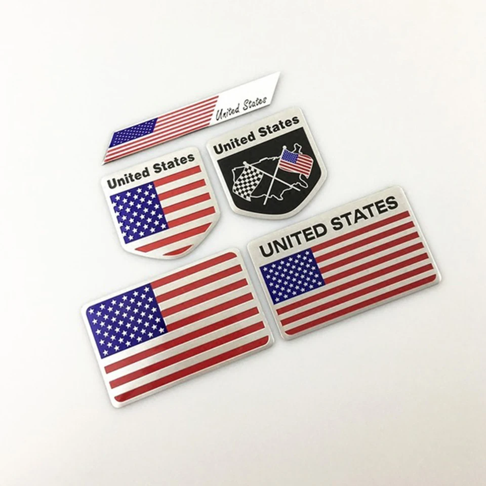 3D Metal American Flag Sticker Decal Emblem Bumper Sticker For Auto, Truck, Car MYCT-46
3D Metal American Flag Sticker Decal Emblem Bumper Sticker For Auto, Truck, Car MYCT-46