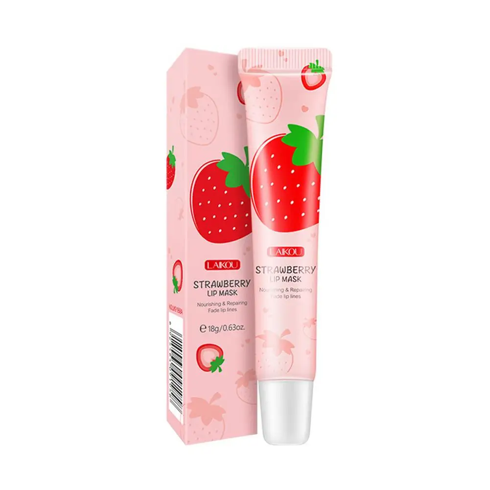 

Lip Moisture Cover Lip Repair Masque Strawberry Lip Sleeping Plumper Lip Care Hydrating Reduce Fine Lines Smoothing Dryness Li