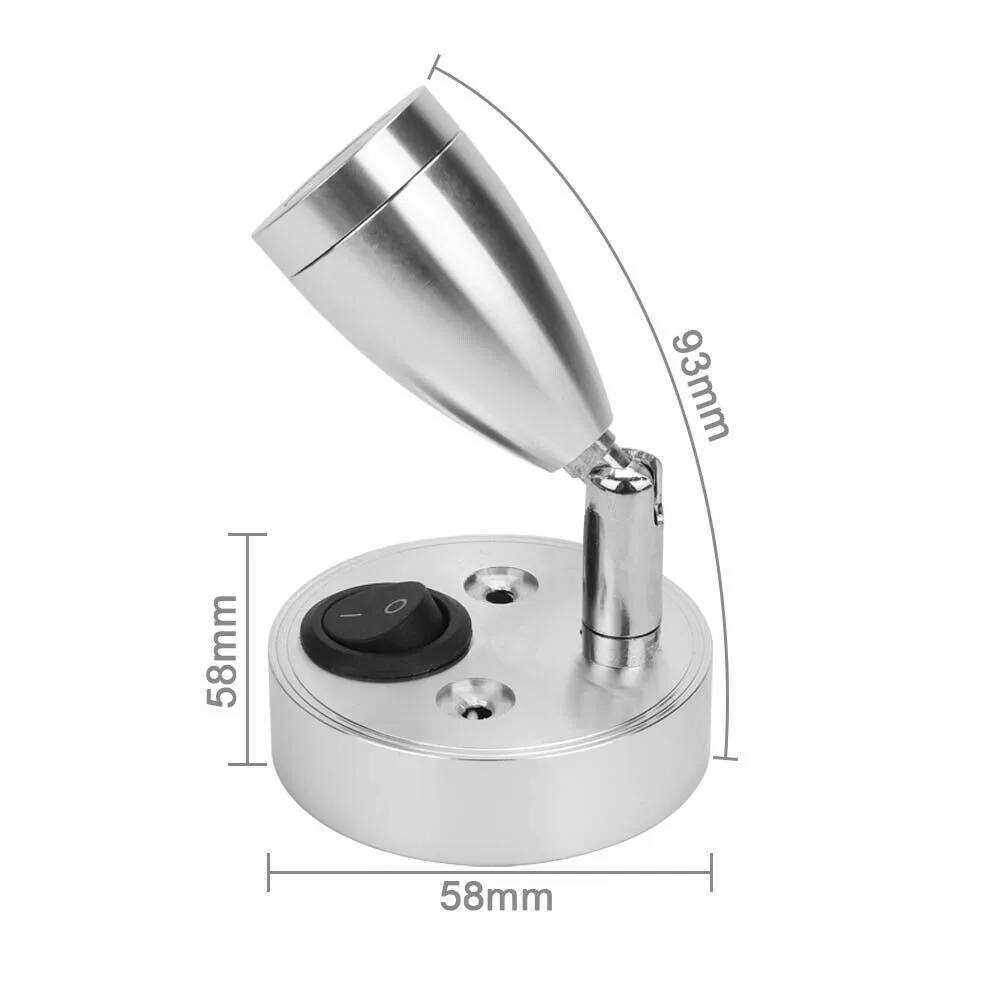 100% Brand New Interior Reading Lights 12V LED For Boat Motorhome Light High Quality
100% Brand New Interior Reading Lights 12V LED For Boat Motorhome Light High Quality