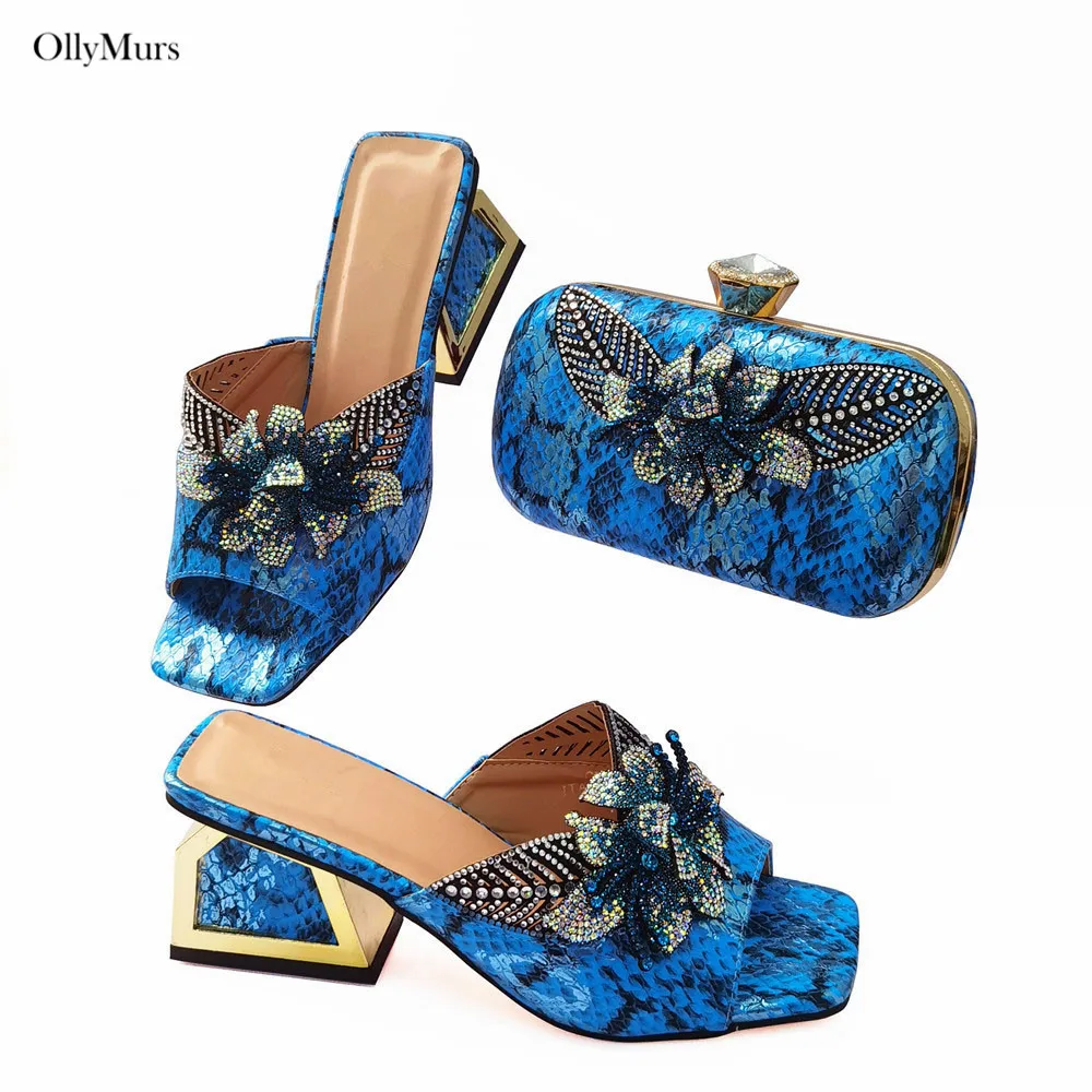 New Design Decoration With Rhinestone Italian Shoes And Bag Set Fashionable Woman Evening Shoes And Bag Set For Wedding Party
New Design Decoration With Rhinestone Italian Shoes And Bag Set Fashionable Woman Evening Shoes And Bag Set For Wedding Party