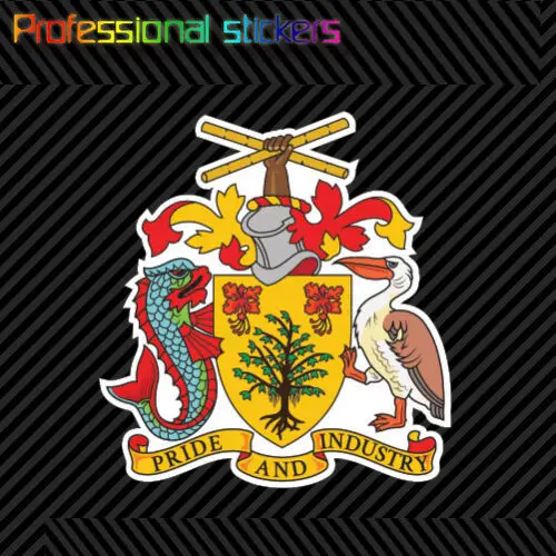 Barbadian Coat of Arms Sticker Decal Self Adhesive Vinyl Barbados Flag BRB BB Stickers for Cars, Bicycles, Laptops, Motos
Barbadian Coat of Arms Sticker Decal Self Adhesive Vinyl Barbados Flag BRB BB Stickers for Cars, Bicycles, Laptops, Motos