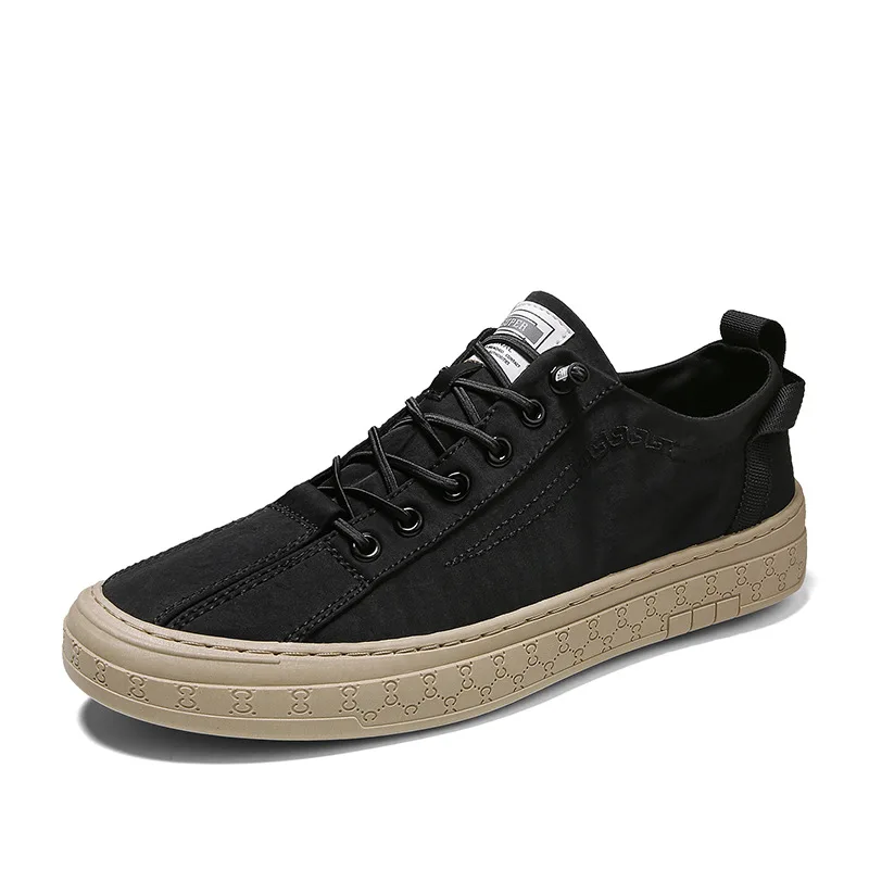 Sleeve Canvas Shoes Skateboard Shoes Mens First Layer Cowhide 2021 New Loafers Shoe Spring Autumn Breathable Casual Sports Shoes
Sleeve Canvas Shoes Skateboard Shoes Mens First Layer Cowhide 2021 New Loafers Shoe Spring Autumn Breathable Casual Sports Shoes
