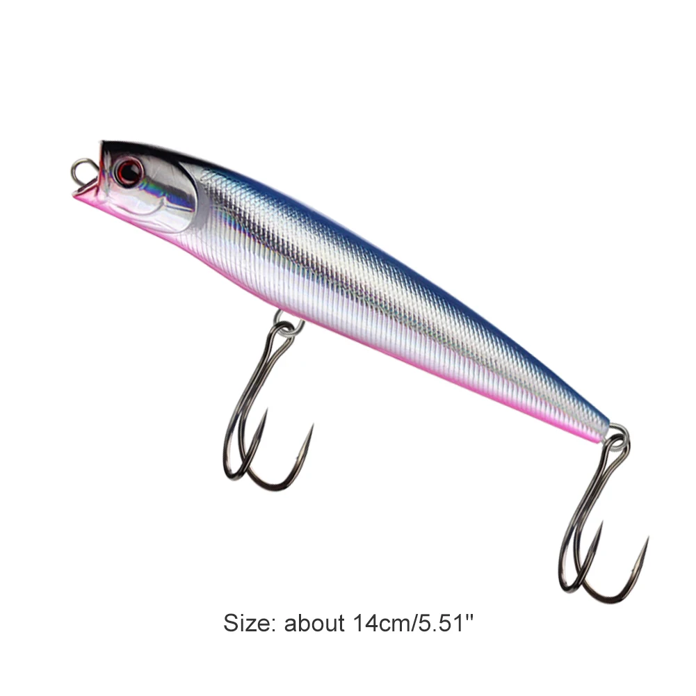 14cm 45g Hard Popper Lures Topwater Fishing Artificial Baits with Hooks Tackle for Outdoor Fishing Entertainment 
14cm 45g Hard Popper Lures Topwater Fishing Artificial Baits with Hooks Tackle for Outdoor Fishing Entertainment