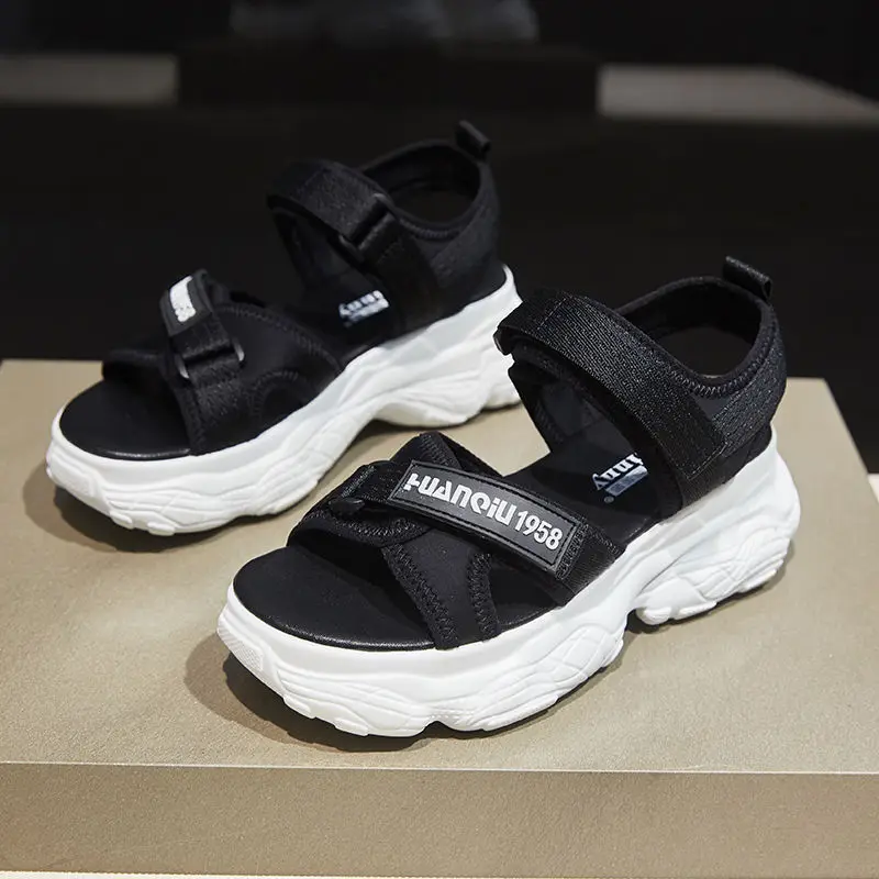 2021 Women Sandals Platform Thick Sole Chunky Shoes Magic Tape Ins Casual Summer Shoes Sandals Beige Black Comfortable
2021 Women Sandals Platform Thick Sole Chunky Shoes Magic Tape Ins Casual Summer Shoes Sandals Beige Black Comfortable