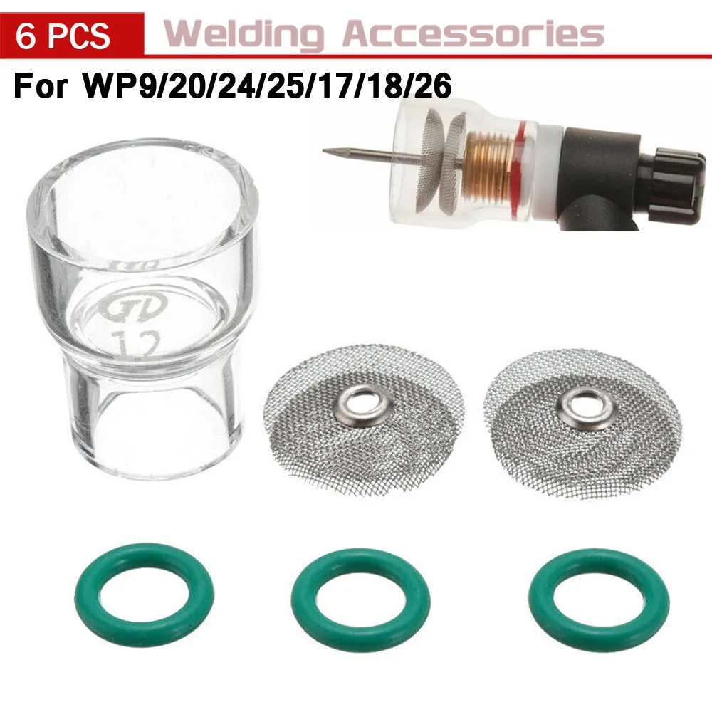 Сварочная горелка TIG Jinhu 6 шт., стеклянные чашки WP9/20 WP17/18/26 WP24/25
Сварочная горелка TIG Jinhu 6 шт., стеклянные чашки WP9/20 WP17/18/26 WP24/25