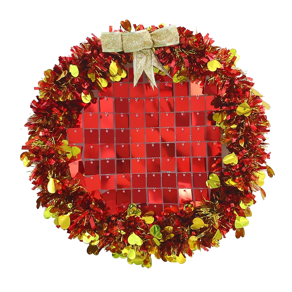 Home Interior Red Gold Garland Wall Decoration Painting Moving with The Wind Sequin Flashing Christmas Party Decoration Party
Home Interior Red Gold Garland Wall Decoration Painting Moving with The Wind Sequin Flashing Christmas Party Decoration Party