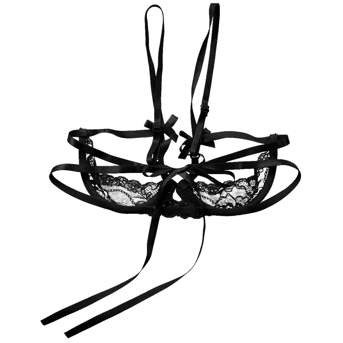 Womens Femme Erotic Nightwear Bra Tops See Through Lace Lingerie Adjustable Straps Open Cups Back Tie Up Underwired Bra Tops
Womens Femme Erotic Nightwear Bra Tops See Through Lace Lingerie Adjustable Straps Open Cups Back Tie Up Underwired Bra Tops