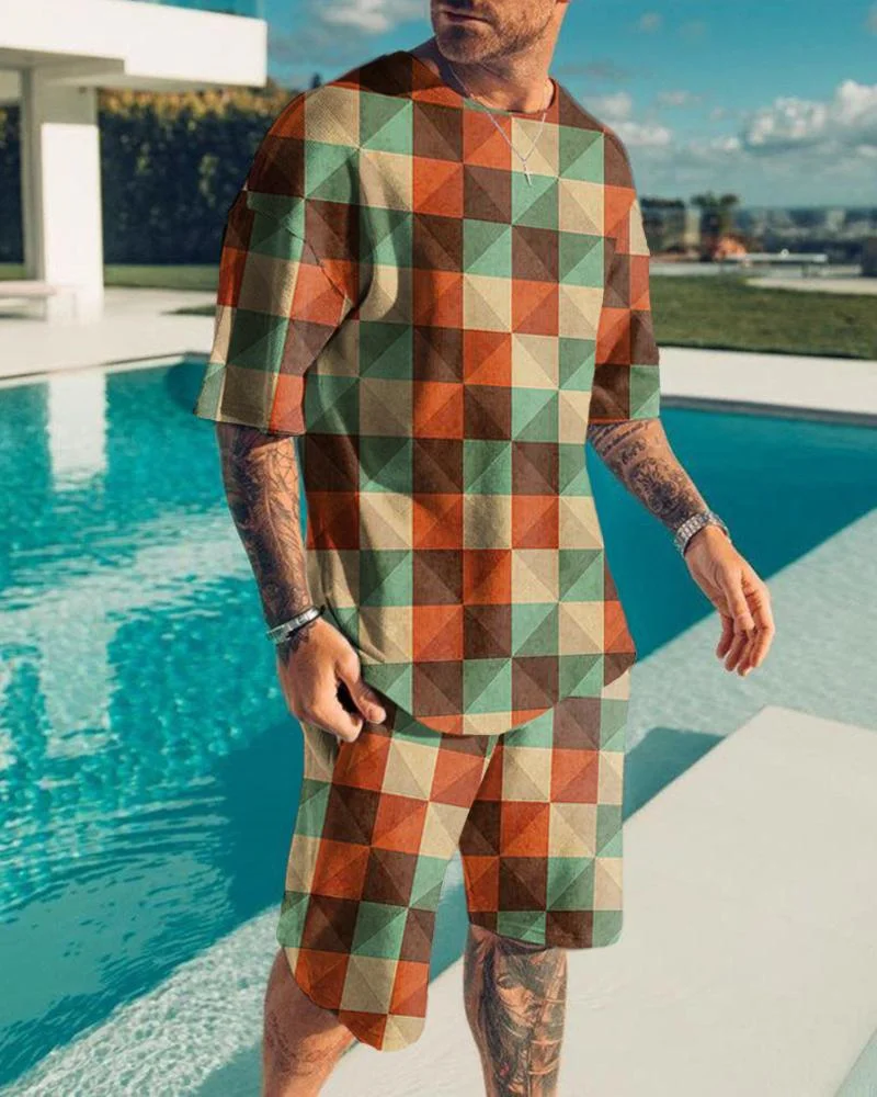 Men's Sports Suit 3D Print Sportswear Shorts Casual T-shirt 2 Pieces 6XL Summer 2021
Men's Sports Suit 3D Print Sportswear Shorts Casual T-shirt 2 Pieces 6XL Summer 2021