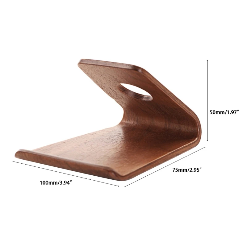 

P8DF Cute Convenient Wooden Tablet Stand Simple Wooden Holder for I-phone 8 Plus X 6 6s 7 Plus 5 5s 5c Sa-msung G-alaxy S7