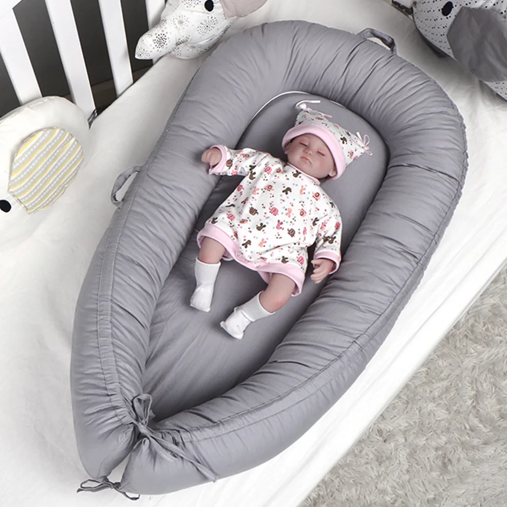 80x50cm Baby Nest Bed Portable Crib Travel Bed Solid Cotton Newborn Baby Crib Infant Bedding
80x50cm Baby Nest Bed Portable Crib Travel Bed Solid Cotton Newborn Baby Crib Infant Bedding