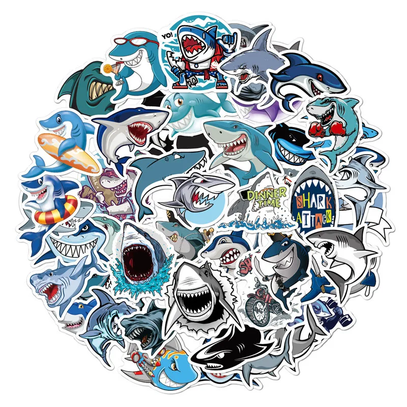 50PCS Waterproof Shark Graffiti Stickers DIY Motorcycle Luggage Guitar Skateboard Cool Stickers Classic Toy Gift for Kid
50PCS Waterproof Shark Graffiti Stickers DIY Motorcycle Luggage Guitar Skateboard Cool Stickers Classic Toy Gift for Kid