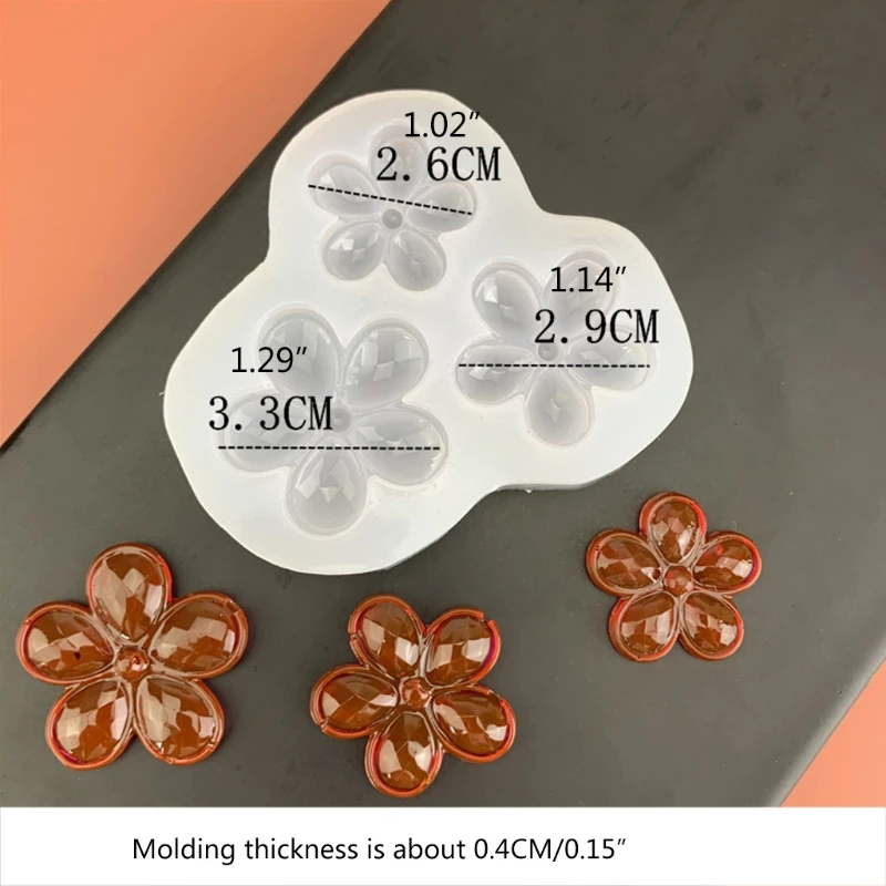 B36D Handmade Flower Ornaments Epoxy Resin Mold Aromatherapy Plaster Silicone Mould
B36D Handmade Flower Ornaments Epoxy Resin Mold Aromatherapy Plaster Silicone Mould