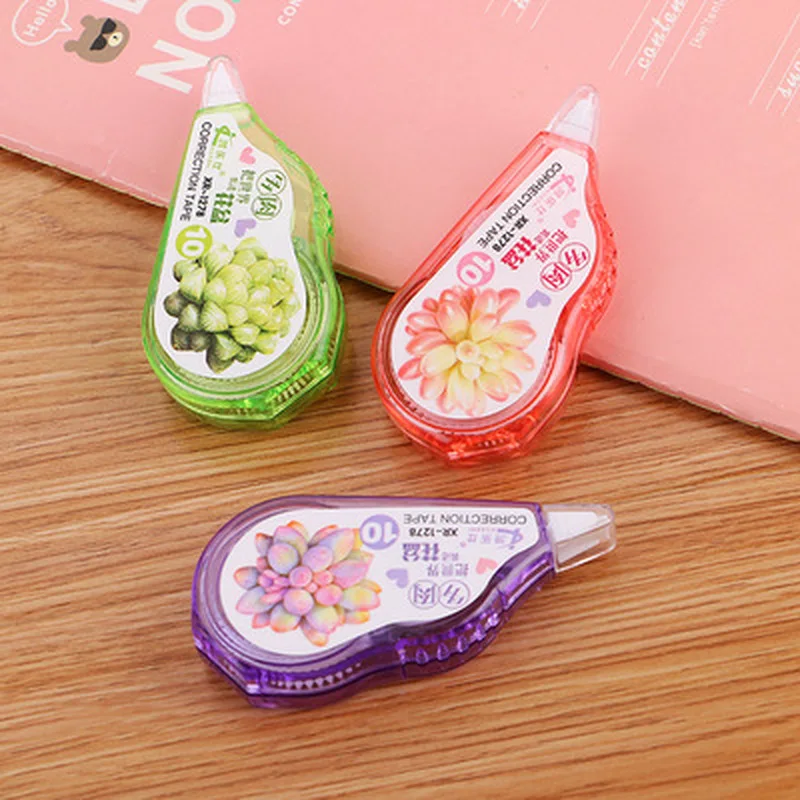 1pcs Succulent Correction Belt Kawaii Stationery Papelaria Student Masking Tape Cute Cartoon Tape Novelty School Office Supplies
1pcs Succulent Correction Belt Kawaii Stationery Papelaria Student Masking Tape Cute Cartoon Tape Novelty School Office Supplies