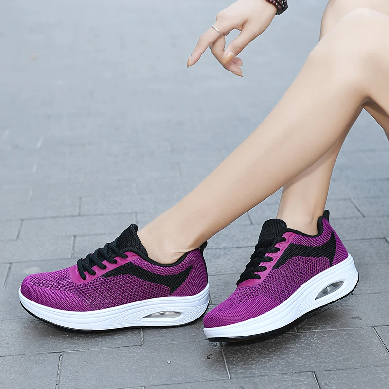 Women Mesh Sneakers Breathable Outdoor Lace Up Thick Bottom Shoes For Women Casual Shoes Ladies Platform Wedges Shoes
Women Mesh Sneakers Breathable Outdoor Lace Up Thick Bottom Shoes For Women Casual Shoes Ladies Platform Wedges Shoes
