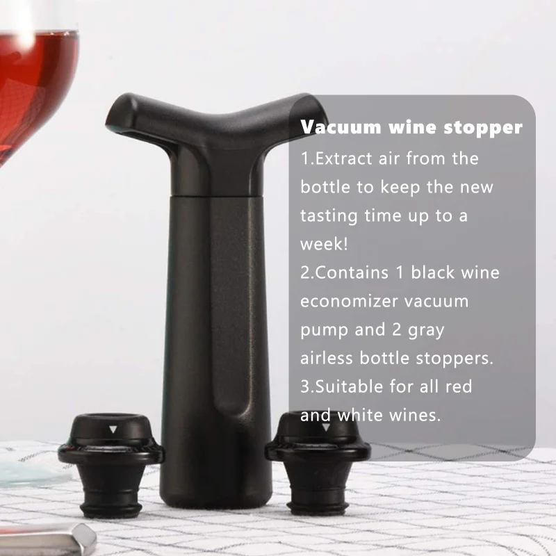 Винная пробка с вакуумным насосом, аксессуары для бара, аэратор с воздушным замком, пробка для бутылок из нержавеющей стали, для сохранения ...
Винная пробка с вакуумным насосом, аксессуары для бара, аэратор с воздушным замком, пробка для бутылок из нержавеющей стали, для сохранения ...