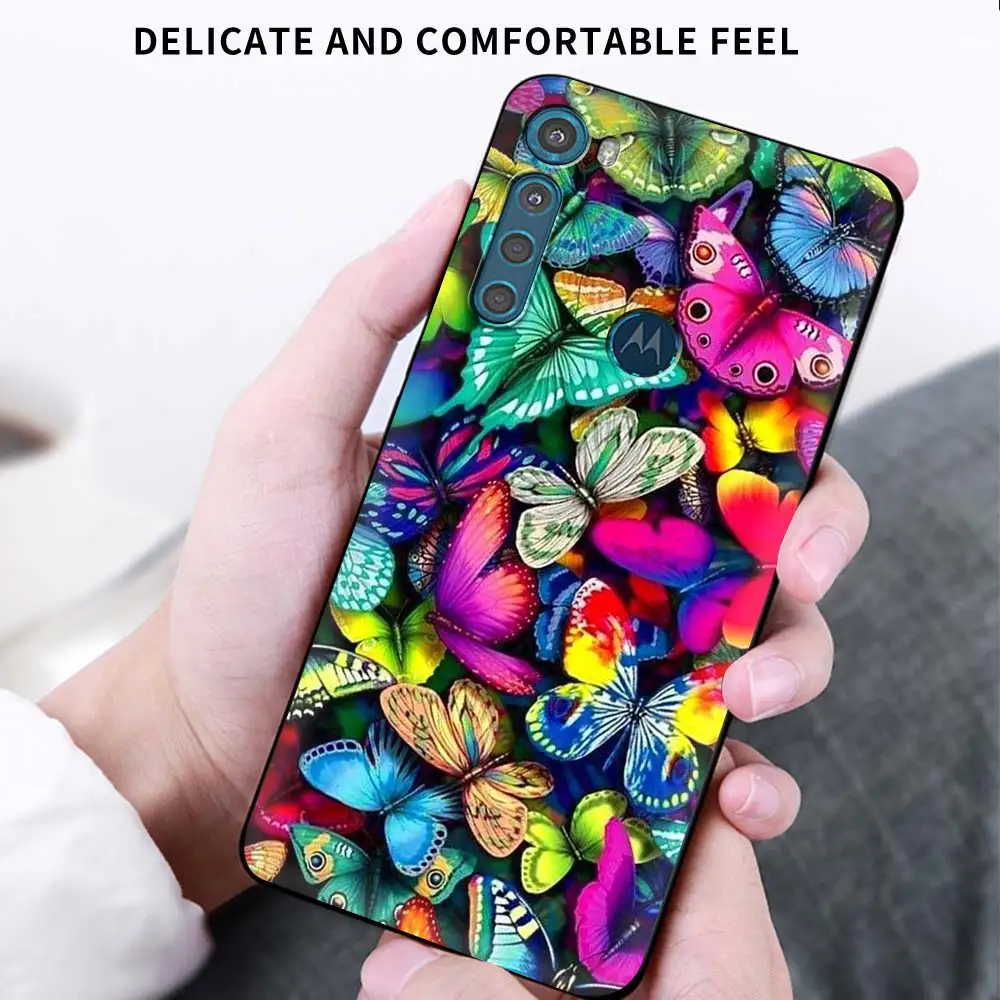 Cute Butterfly Case For Motorola G9 Play One Fusion G8 Power E6s G10 G30 F Stylus G 5G Plus Black Soft Phone Capas Bags
Cute Butterfly Case For Motorola G9 Play One Fusion G8 Power E6s G10 G30 F Stylus G 5G Plus Black Soft Phone Capas Bags