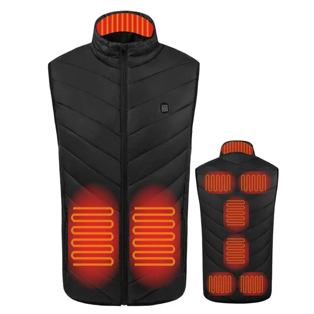 Upgraded Men Women USB Charging Electric Heated Vest Jacket Coat Clothing Skiing Winter Warm Heating Pad Body Warmer Coat
Upgraded Men Women USB Charging Electric Heated Vest Jacket Coat Clothing Skiing Winter Warm Heating Pad Body Warmer Coat