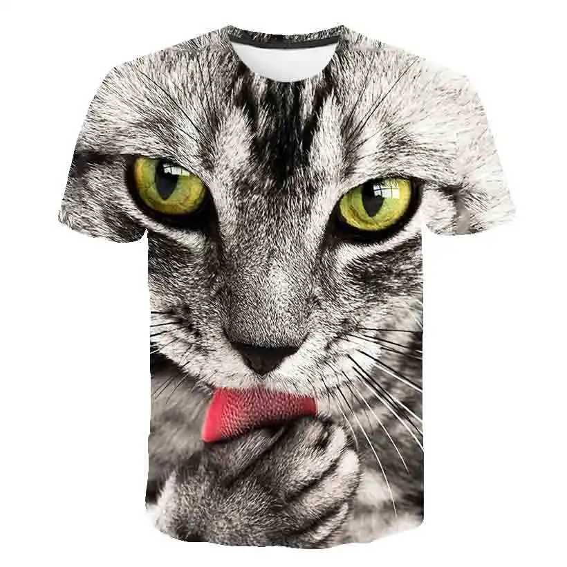2021 Fashion Lovely Cat 3D Print children Girls T-Shirt Animal Harajuku Round Neck Short Sleeve Boys Summer Tops Tees 4-14T
2021 Fashion Lovely Cat 3D Print children Girls T-Shirt Animal Harajuku Round Neck Short Sleeve Boys Summer Tops Tees 4-14T