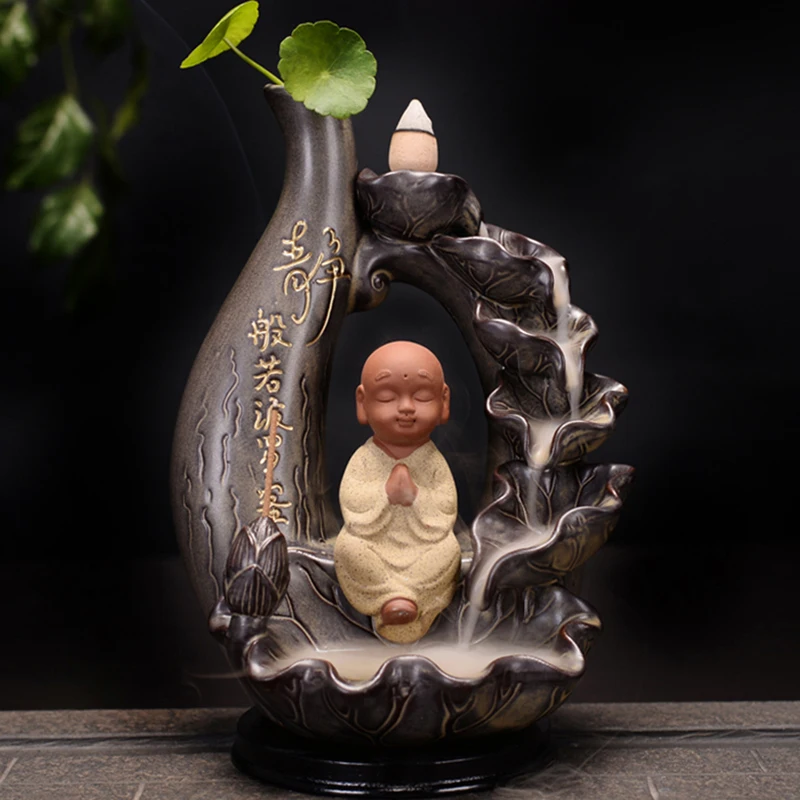 Cermatic Backflow Incense Burner Statue Cute Waterfall Luxury Incense Burner Buddha Bruciatore Incenso Aroma Diffuser EA6XXL
Cermatic Backflow Incense Burner Statue Cute Waterfall Luxury Incense Burner Buddha Bruciatore Incenso Aroma Diffuser EA6XXL