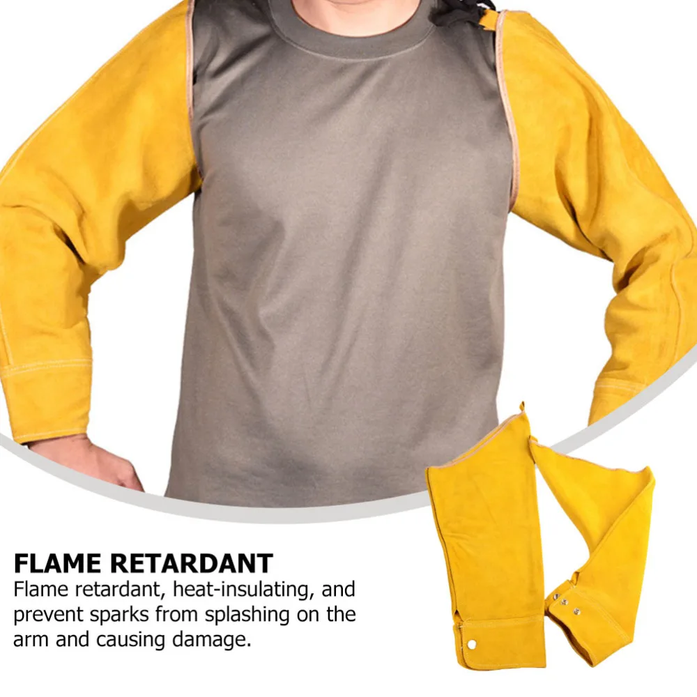 1 Pair of Cut Resistant Sleeves Welding Protection Arm Safe Oversleeves (Yellow)
1 Pair of Cut Resistant Sleeves Welding Protection Arm Safe Oversleeves (Yellow)