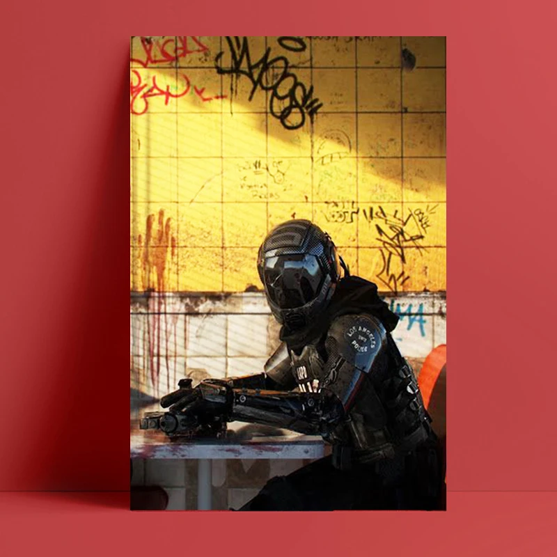 Black mechanical warrior movie graffiti canvas decoration poster, interior decoration, decorations for home
Black mechanical warrior movie graffiti canvas decoration poster, interior decoration, decorations for home