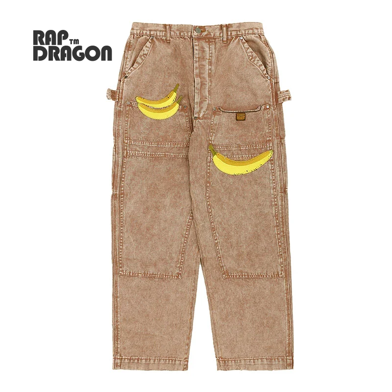 Hip-Hop Men's Jeans Baggy Jeans Denim Trousers Banana Embroidery Jeans Men 2020 Goth Pants Wide-leg Overalls Streetwear Trousers
Hip-Hop Men's Jeans Baggy Jeans Denim Trousers Banana Embroidery Jeans Men 2020 Goth Pants Wide-leg Overalls Streetwear Trousers