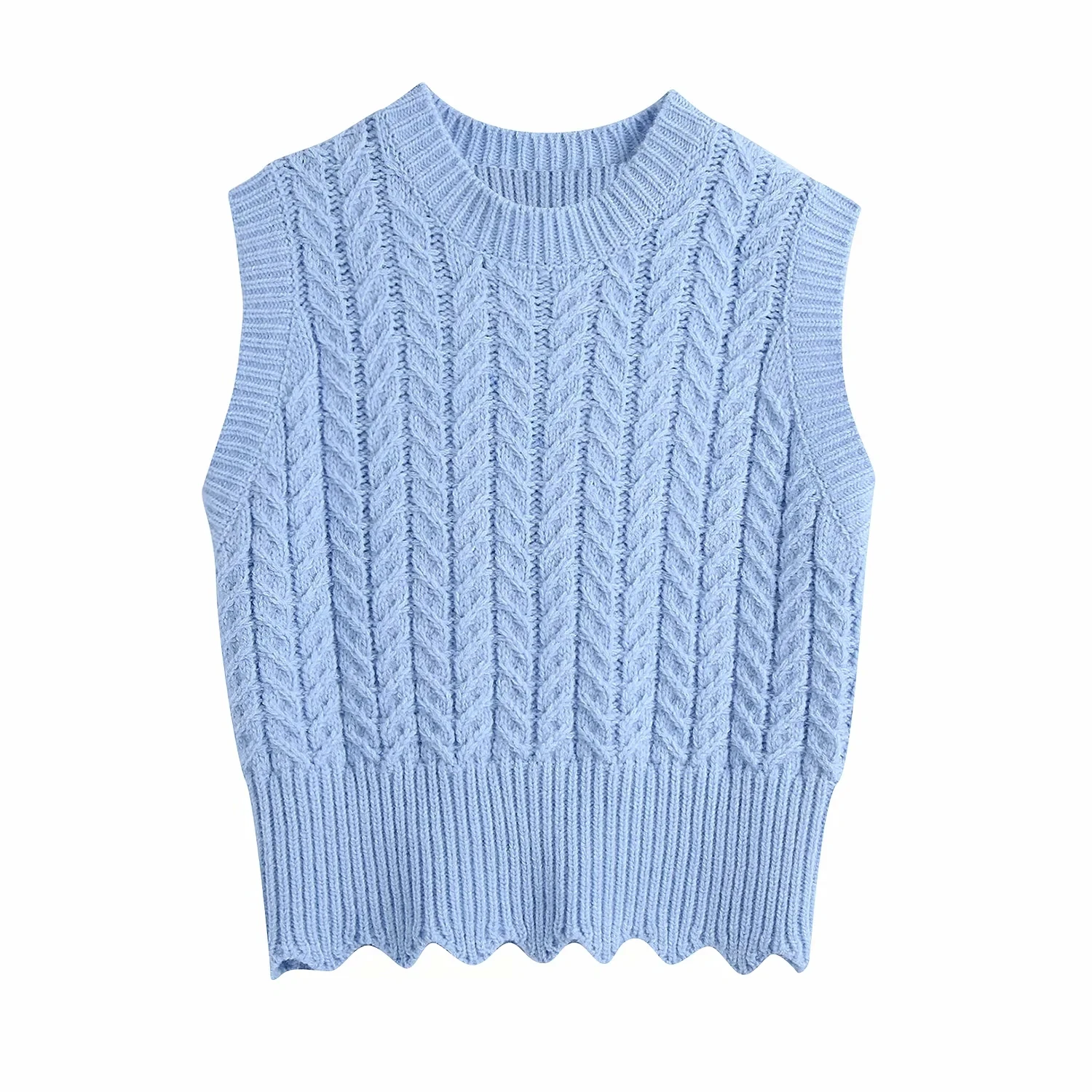 Women 2021 Fashion Soild Color High Waisted Vest Knitted Vest Sweater O-neck Vintage Sleeveless Female Waistcoat Chic Tops
Women 2021 Fashion Soild Color High Waisted Vest Knitted Vest Sweater O-neck Vintage Sleeveless Female Waistcoat Chic Tops