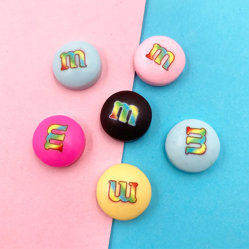 100Pcs Kawaii Rainbow M Beans Candy Flat back Resin Cabochon Fake Food Scrapbooking Fit Phone Case Decoration DIY Crafts:16mm
100Pcs Kawaii Rainbow M Beans Candy Flat back Resin Cabochon Fake Food Scrapbooking Fit Phone Case Decoration DIY Crafts:16mm