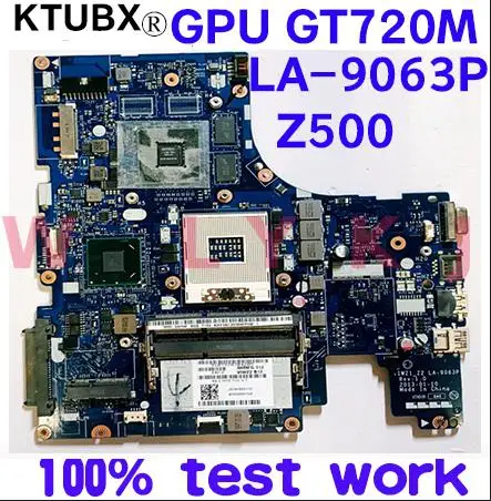 LA 9063P для Lenovo Z500 ноутбук материнская плата VIWZ1 Z2 PGA989 HM77 GPU GT720M DDR3 100% тесты