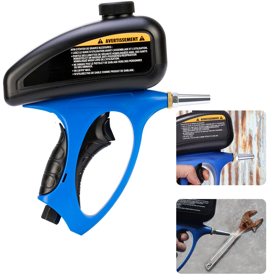 Portable Gravity Sandblasting Gun Pneumatic Sandblasting Set Rust Blasting Device Adjustable Sand Blasting Machine Spray Gun
Portable Gravity Sandblasting Gun Pneumatic Sandblasting Set Rust Blasting Device Adjustable Sand Blasting Machine Spray Gun