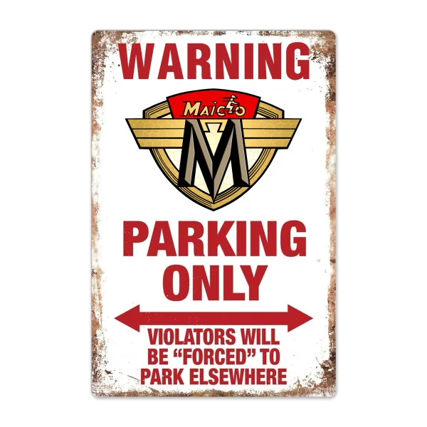Warning Maico Parking Only Vintage Garage Tin Sign Auto Car Motorcycle sign Bar Club Cafe Wall Decor Farm Decor Art
Warning Maico Parking Only Vintage Garage Tin Sign Auto Car Motorcycle sign Bar Club Cafe Wall Decor Farm Decor Art